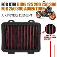 สำหรับ KTM Duke 390 125 200 250 Duke 390ผจญภัยของมอเตอร์ไซค์อะไหล่อุปกรณ์ทำความสะอาดอากาศที่สะอาดท่อไอเสียกรองอากาศ