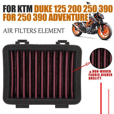 For KTM Duke 390 125 200 250 Duke 390 Adventure Motorcycle Accessories Air Filter Intake Cleaner Air Element Cleaner Spare Parts