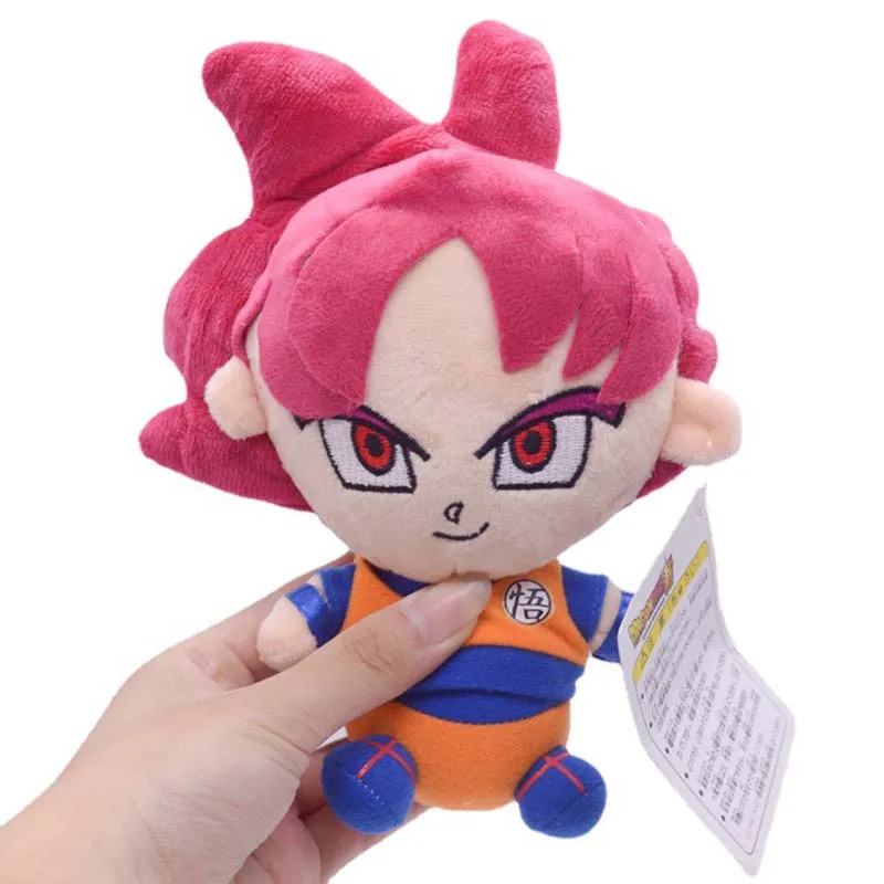  Juguete de peluche de dibujos animados japoneses Dragon Ball Goku Majin Buu Vegeta Goten Plushie alta calidad suave muñeca de alta calidad regalo para niños