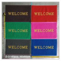 [ขายส่งยกโหล] พรมเช็ดเท้าตัวหนอน/พรมเช็ดเท้า welcome