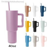 ❆■ rfefefewfeerew H3.0 40 oz Tumbler Com Alça e Logotipo Trek Tampas De Palha Aço Inoxidável Adventure Termos Cup Car Canecas