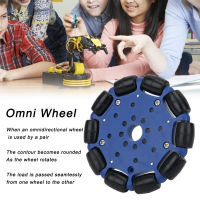 Omni Wheel ยาง Omni ล้อหุ่นยนต์อุปกรณ์เสริมอะไหล่หุ่นยนต์แพลตฟอร์ม DIY สำหรับหุ่นยนต์อื่นๆชุดหุ่นยนต์รถ