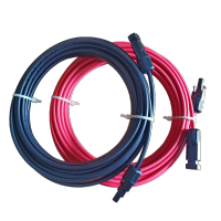 สายไฟโซล่าเซลล์ PV1-F Solar Cable มาตรฐาน TUV # H1Z2Z2-K (EN50618) 1500VDC ตัดแบ่งขาย  พร้อมหัว MC4