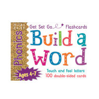 Get set go phonics flashcard build a word 4-7 year old preparatory childrens natural spelling card childrens English Enlightenment cognition English original imported book