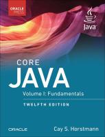 หนังสืออังกฤษใหม่ Core Java : Fundamentals, Volume 1 (Oracle Press Java) (12TH) [Paperback]