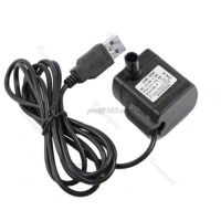 【SALE】 climsoftberre1981 ปั๊มจุ่ม USB DC 3.5V - 9V 3W,ปั๊มน้ำพุบ่อปลาสำหรับตู้ปลา