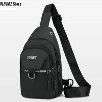 WZVMZ Store Johnn New mens messenger bag trend outdoor travel diagonal simple atmosphere male chest bag factory