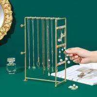 【LZ】⊙❒✁  Metal Jewelry Display Stand para Meninas Organizador Rack Anéis Colar Ear Studs Pulseiras Presente Moda