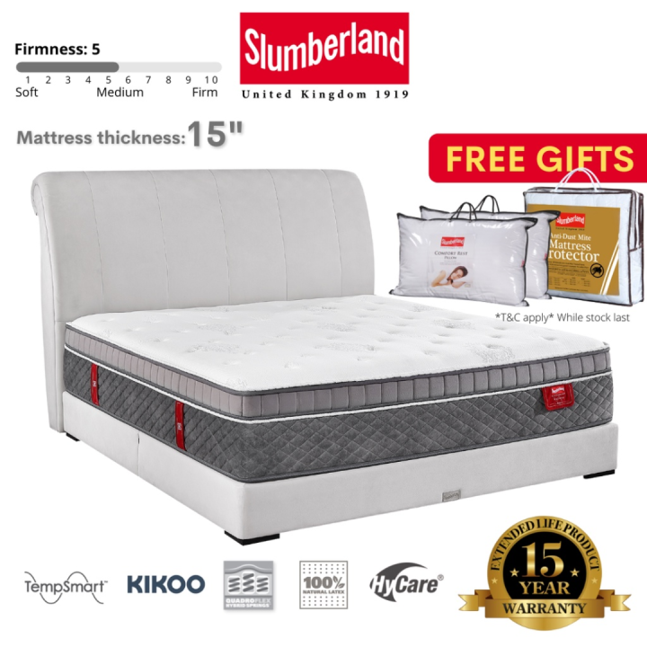 (FREE SHIPPING)Slumberland TempSmart™ 5.0 Regis I Mattress/(15 Years ...