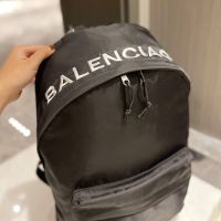 2023 new Balenciaga Mens Wheel Backpack In Black