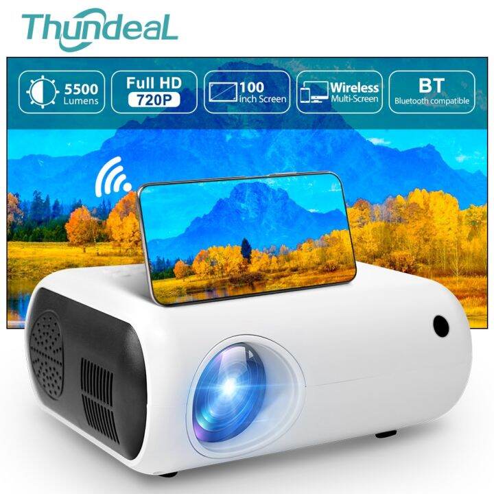 thundeal-โฮมเธียเตอร์แบบพกพาโปรเจ็คเตอร์ขนาดเล็ก-td50-3d-wifi-โปรเจคเตอร์-full-hd-720p-1080p-ios-โทรศัพท์-android-เครื่องฉายวิดีโอภาพยนตร์