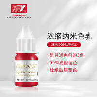 สีลายสัก 3ML ชุดทดลองสีเข้มข้นโมเลกุลขนาดเล็ก เครื่องสักกึ่งถาวรสีเป็นธรรมชาติและง่ายต่อการระบายสี *