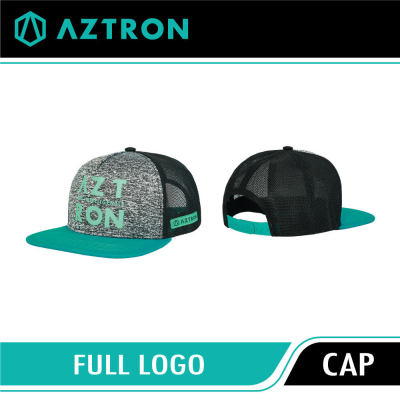 Aztron Full Logo Cap หมวกกันแดด หมวกแก็ป วัสดุCotton &amp; PVC วัสดุอย่างดีนุ่ม ทนทาน ไม่อับชื้น