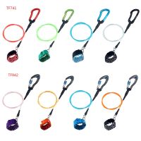 [COD] Underwater Freediving Diving Lanyard 316 stainless steel Rope With Swivel Loose Safety Cable Security Wristband