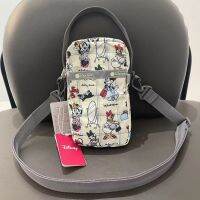 2023 Lesportsac สินค้าใหม่ Cartoon Portable Crossbody Bag Casual Dual-Use Womens Bag Vertical Phone Bag Casual Bag 3505