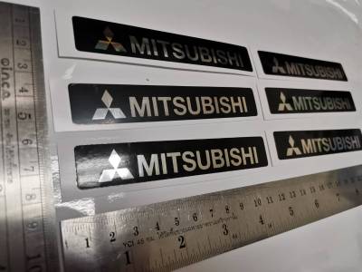 สติ๊กเกอร์เส้นดำ แบบเรียบ ติดรถ MITSUBISHI sticker ติดรถ แต่งรถ มิตซูบิชิ สี่เหลี่ยม ติดก้านล้อ ติดขอบประตู ติดกันสาดรถ สติกเกอร์ สติกเกอ