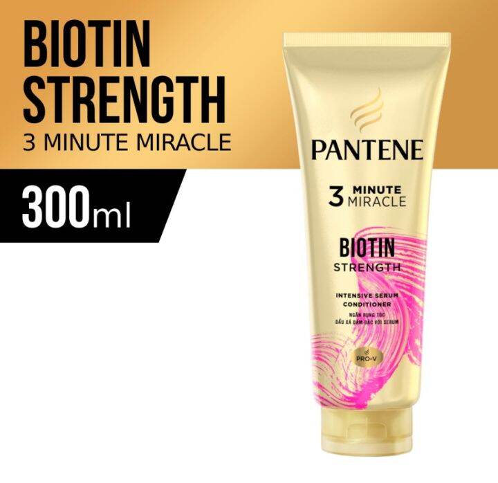 PANTENE 3 Minute Miracle Conditioner Biotin Strength 340ML Lazada PH