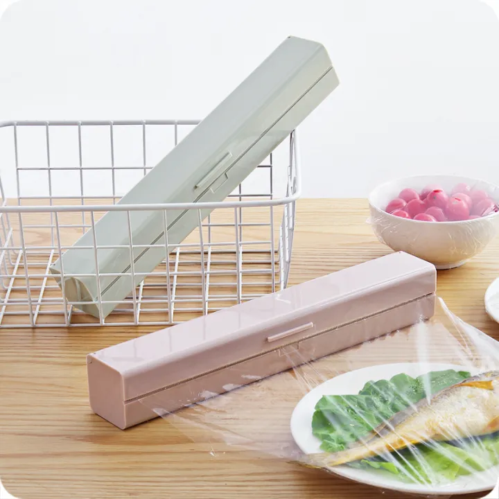 Youju wallhung plastic wrap cutter kitchen plastic wrap