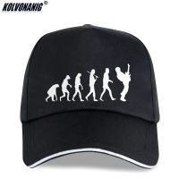 2021 Summer Fashion Human Evolution Guitarist Player Print Baseball Caps Hip Hop Mens Snapback Hat Sandwich Sun Cap Dad Hats