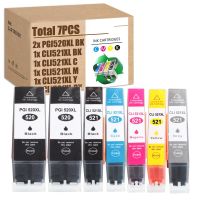 PGI-520 CLI-521 520PGBK 521BK 521C 521M 521Y 521GY Ink Cartridges for Canon Pixma MP980 MP990 MX860 MP-980 MP-990 MX-960 Printer Ink Cartridges