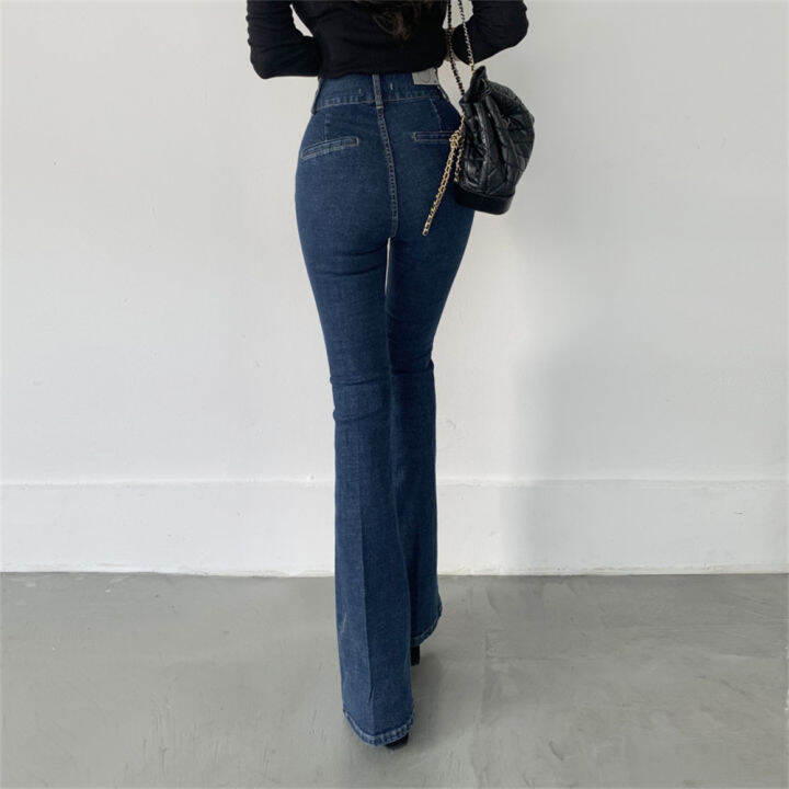 2021hzirip-autumn-blue-casual-denim-flare-pants-2021-skinny-high-waist-chic-ol-full-length-jeans-loose-women-new-wide-leg-trousers