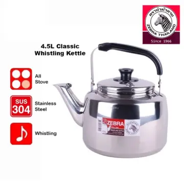 Zebra best sale whistling kettle