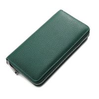 2023 New★ Cross-border new Japanese Amazon genuine leather long wallet for men and women girls leather clutch