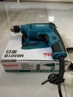 สว่านไฟฟ้า MAKITA รุ่น M6501B ขนาด 1/4 นิ้ว กำลัง 710 วัตต์ สีเขียว