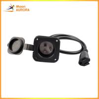 Moon AURORA 125V 15 Amp Camper RV AC Power Inlet ทนทานต่อสภาพอากาศสำหรับเรือ