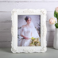 Retro Photo Frame for Wedding Party Family Home Decor Picture Desktop Frame Can Hang on The Wall Photo Frame Gift for Friend