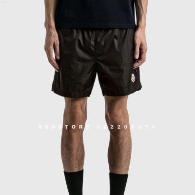 กางเกงขาสั้นผู้ชายแบบใหม่สำหรับฤดูร้อนของ Yuhuang M กางเกงกีฬาแฟชั่นห้าส่วนบางสำหรับฟิตเนสสีกางเกงชายหาด