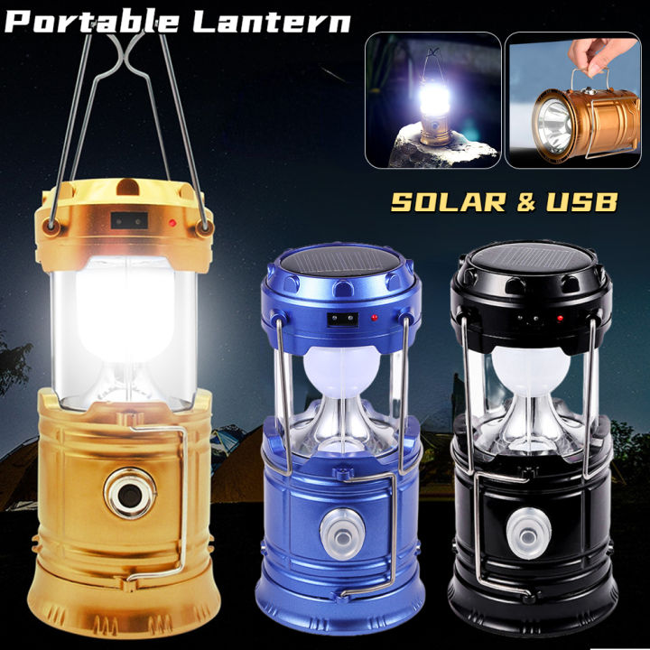 Solar Led Lantern Mudah Alih eskopik Obor Lampu Suluh Boleh Dicas ...