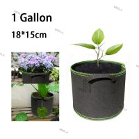 1 Gallon Hand Held Plant Grow Bags Tree Pots Fabric Planting Garden Tools Jardin Growing Bag Vegetables Planter Bags 6TH