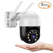 2 inch PTZ bóng máy Đèn kép IP WIFI máy ảnh nhìn xuyên đêm HD Camera mạng