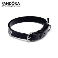 Pandora Black Leather-free Fabric Pet Collar ปลอกคอสัตว์เลี้ยง สัตว์เลี้ยง ปลอกคอสุนัข ปลอกคอแมว สุนัข แมว ปลอกคอสัตว์เลี้ยงแพนดอร่า แพนดอร่า