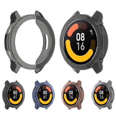 Case For Xiaomi Mi watch S1 active Smart Watch TPU Soft Silicone Cover Bumper For Mi watch color 2  Protector Frame Shell Nails  Screws Fasteners