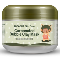 มาส์กโคลนบับเบิ้ล เติมความชุ่มชื้นผิว BIOAQUA Carbonated Bubble Clay Mask 100g