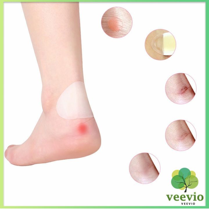 veevio-พลาสเตอร์ซิลิโคนแปะเท้ากันกัด-ไฮโดรเจล-ราคาต่อ-1-ชิ้น-สปอตสินค้า-anti-wear-foot-artifact