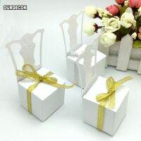 CW 50Pieces ChairPlace Card Holder WeddingBoxFavour Boxes Wedding Bonbonniere EventSupplies