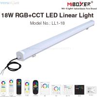 MiBoxer 18W RGB+CCT LED Linear Light LL1-18 AC110V 220V Surfaced Mounted or Lifting IP66 Damp-proof Integrated Tube Light