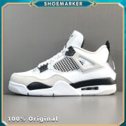 100% chính hãng Giày bóng rổ Air Jordan 4 Retro Military Black DH6927-111