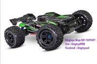 รถบังคับ Traxxas SLEDGE 1/8 4WD brushlessความเร็วสูงสุด112+กม./ชม. มีระบบ TSM มอเตอร์ Velineon® 2000kV Brushless Motor สปีด VXL-6s Waterproof Electronic Speed Controlระบบขับเคลื่อน 4 ล้อ