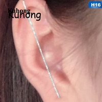 Kuhongหูห่อตีนตะขาบต่างหูตะขอเลดี้เข็มรอบหูคลิปเครื่องประดับ