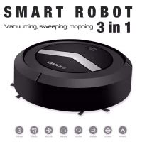 ROB หุ่นยนต์ดูดฝุ่น  อัตโนมัติ ดูด กวาด ซับน้ำ SMART ROBOT 3 in 1 หุ่นยนต์ถูพื้น เครื่องดูดฝุ่นอัตโนมัติ เครื่องดูดฝุ่นอัฉริยะ