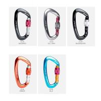 Climbing Carabiner D-Character Heavy Duty Climbing Buckle สำหรับตั้งแคมป์เดินป่า