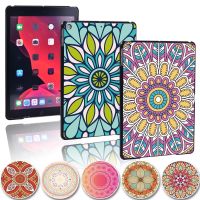 Case For Apple iPad 9 10.2" 2021 (9th Generation) Hard Shell Multicolor Slim Tablet Printed Mandala Cove Case + stylus Bag Accessories