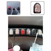 Useful Mini Hanger Portable Stable Car Hanger Rhinestone Embedded Cable Organizer Mini Hanger