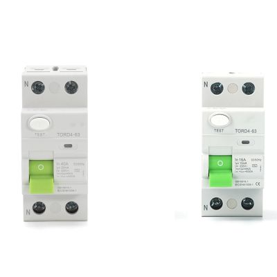 【LZ】✟▲  Interruptor de segurança diferencial do disjuntor atual residual da CA 2P 6KA RCCB RCD 230V TORD4-63 2P