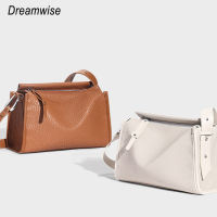 Dreamwise กระเป๋าสะพายไหล่ผู้หญิง,กระเป๋าโท้ทสายสะพายกว้างหนังวัวแท้ความจุมากกระเป๋าถือแฟชั่น2332