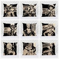 【CW】◇▨∋  Anime ONE PIECE luffy ace zoro nami shanks Throw Cover Personalized Pillowcase